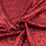 Rotes Spandex Paillettengewebe Spandex Rot - Ribes y Casals