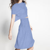 Blauer Leinenstoff - Ribes y Casals