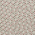 Canvas-Stoff Multicolour Hearts - Ribes y Casals
