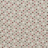 Canvas-Stoff Multicolour Hearts - Ribes y Casals