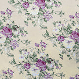 Bedruckte Leinwand Leinwand Rosa Blumen Raw Hintergrund - Ribes y Casals