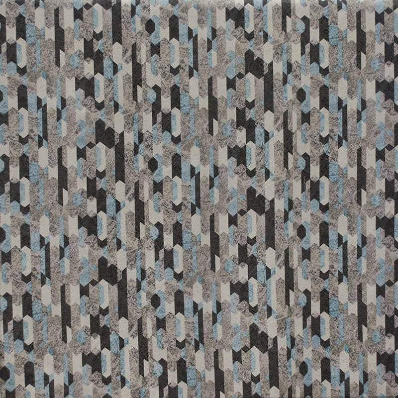 Geometrisches Segeltuch Klein Aquamarin - Ribes y Casals