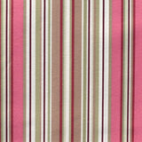 Bedruckter Canvas-Stoff Rosa Streifen - Ribes y Casals