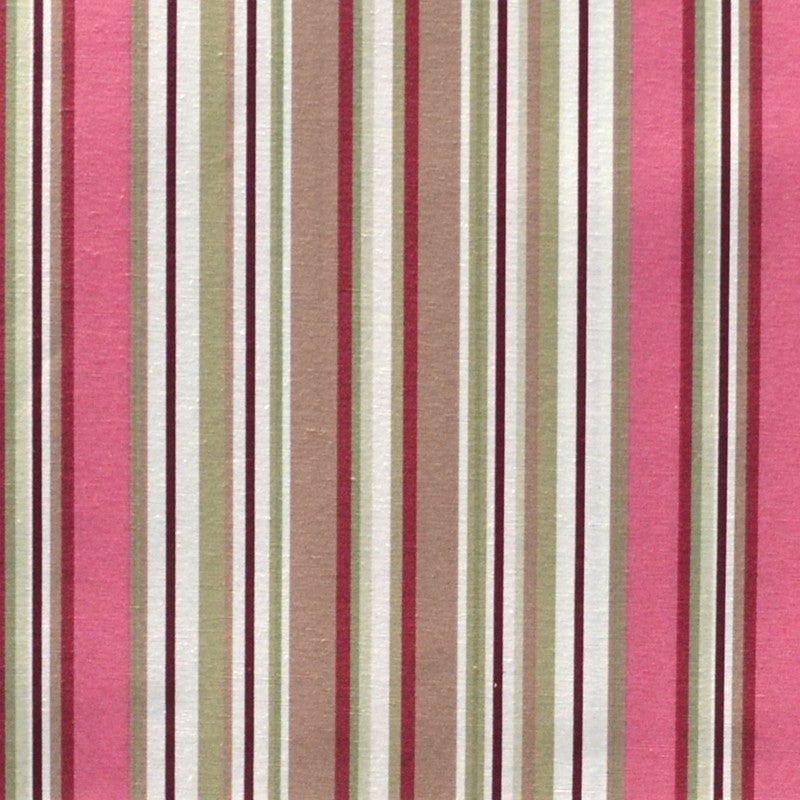 Bedruckter Canvas-Stoff Rosa Streifen - Ribes y Casals