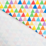 Bedruckter Canvas-Stoff Dreiecke Multicolour - Ribes y Casals