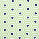 Geometrischer Canvas-Stoff Pistazie Grün - Ribes y Casals