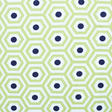 Geometrischer Canvas-Stoff Pistazie Grün - Ribes y Casals