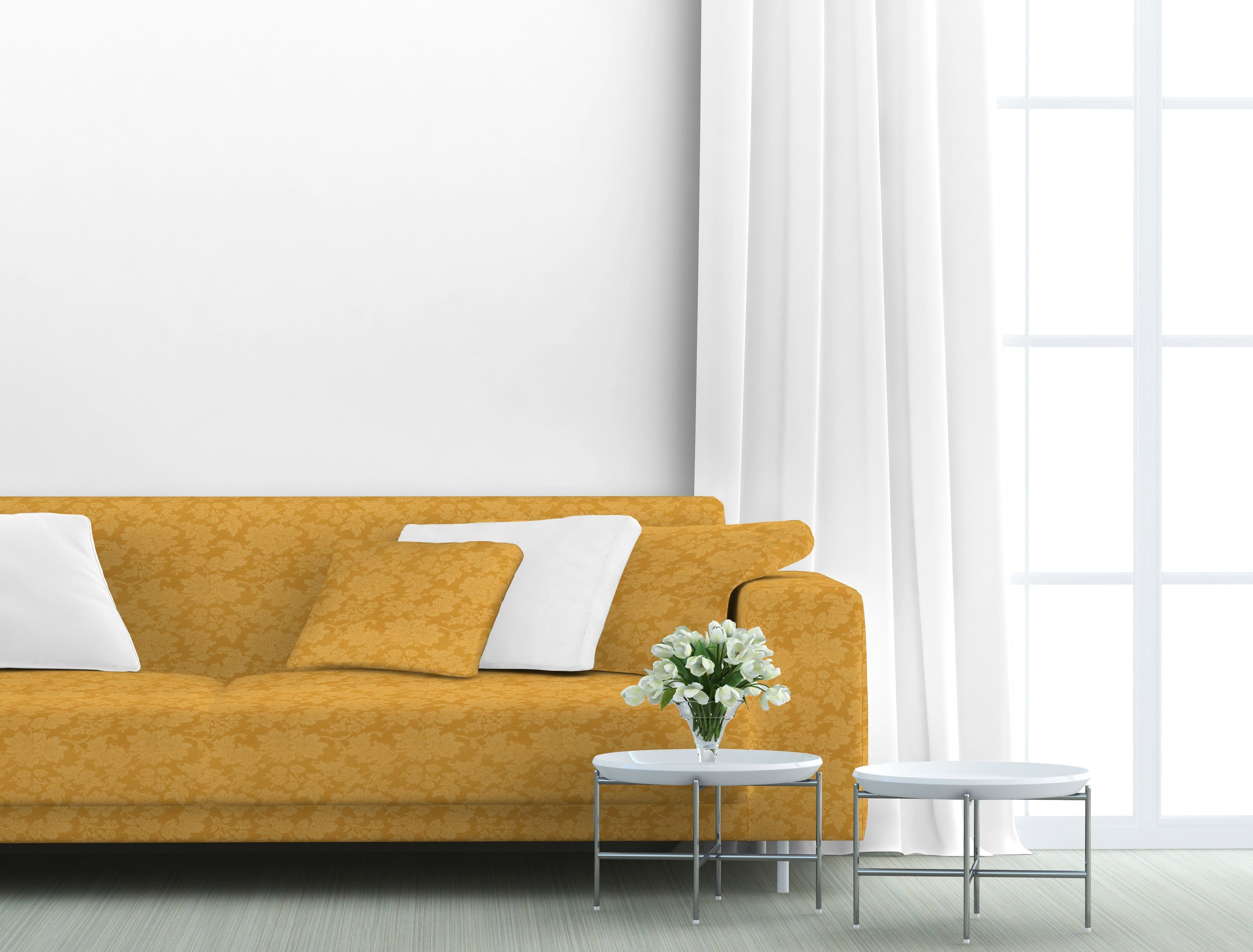 Jacquard-Leinwand Gold - Ribes y Casals