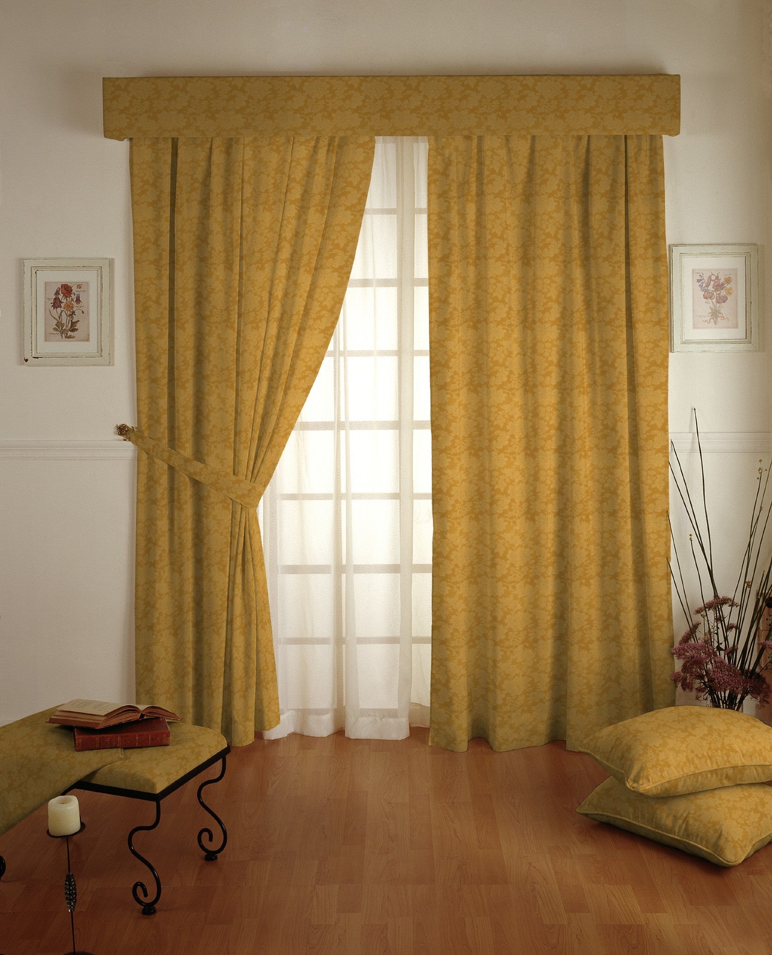 Jacquard-Leinwand Gold - Ribes y Casals