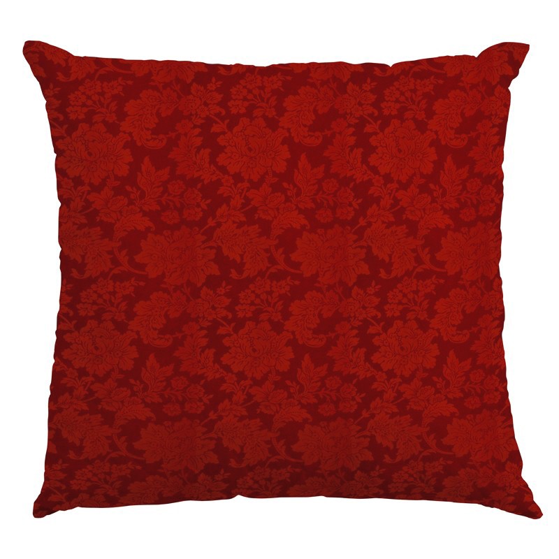 Roter Jacquard-Leinwandstoff Retal - Verschiedene Größen x Breite 280 cm - Ribes y Casals