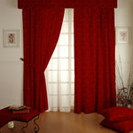 Roter Jacquard-Leinwandstoff Retal - Verschiedene Größen x Breite 280 cm - Ribes y Casals