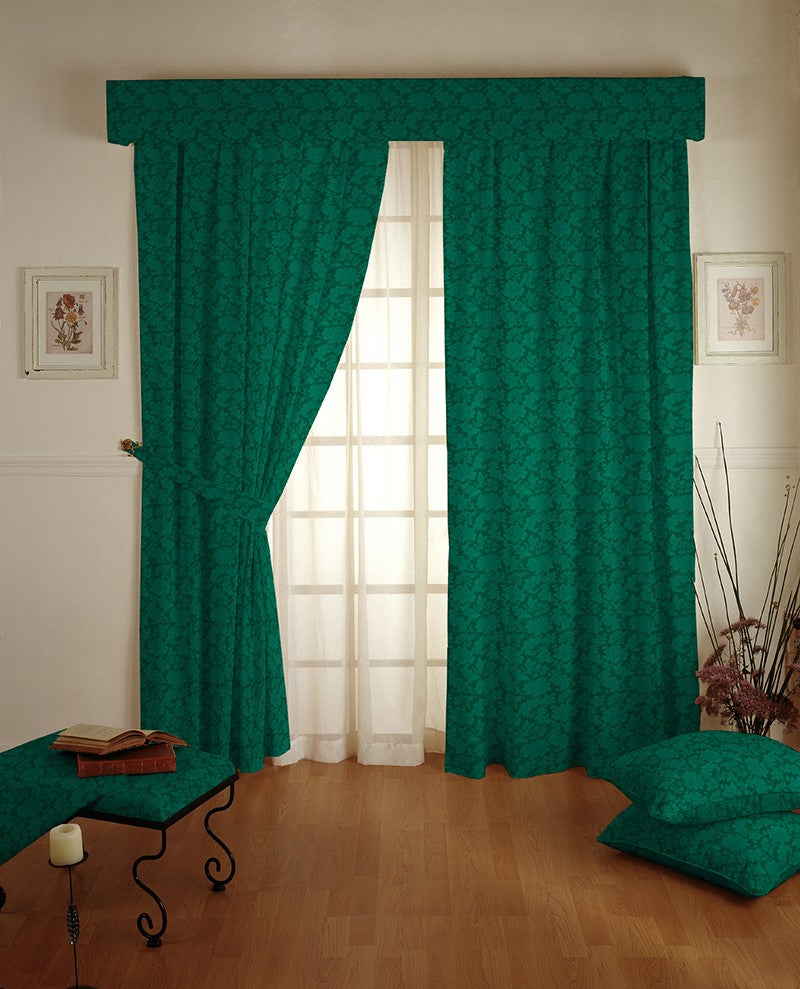 Canvas-Jacquard-Gewebe Grün - Ribes y Casals