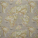 Canvas Leinwand Weltkarte beige - Ribes y Casals