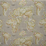 Canvas Leinwand Weltkarte beige - Ribes y Casals