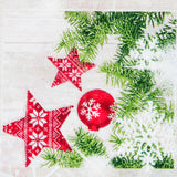 Canvas-Stoff Weihnachtsstern-Ornamente - Ribes y Casals