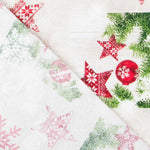 Canvas-Stoff Weihnachtsstern-Ornamente - Ribes y Casals