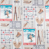 Canvas Weihnachtsstoff Alpen - Ribes y Casals