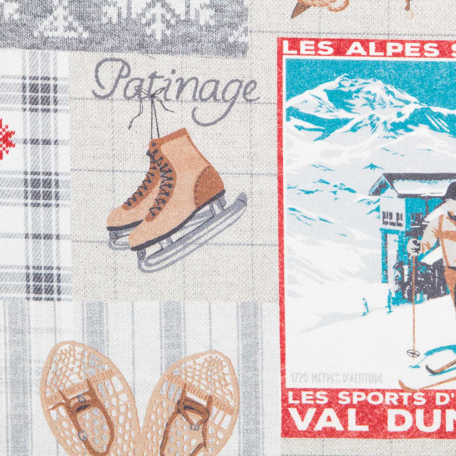 Canvas Weihnachtsstoff Alpen - Ribes y Casals