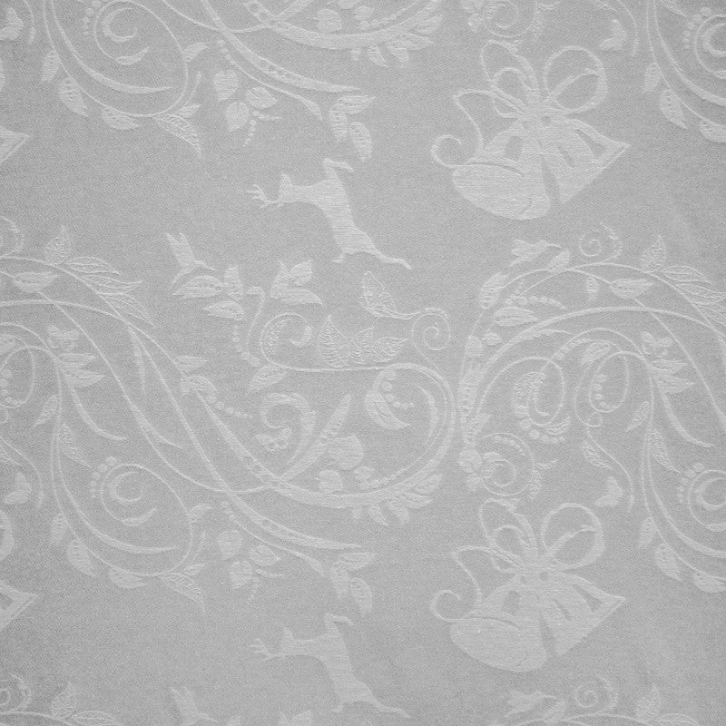 Canvas Weihnachtsdekoration Stoff Silber Hintergrund - Ribes y Casals