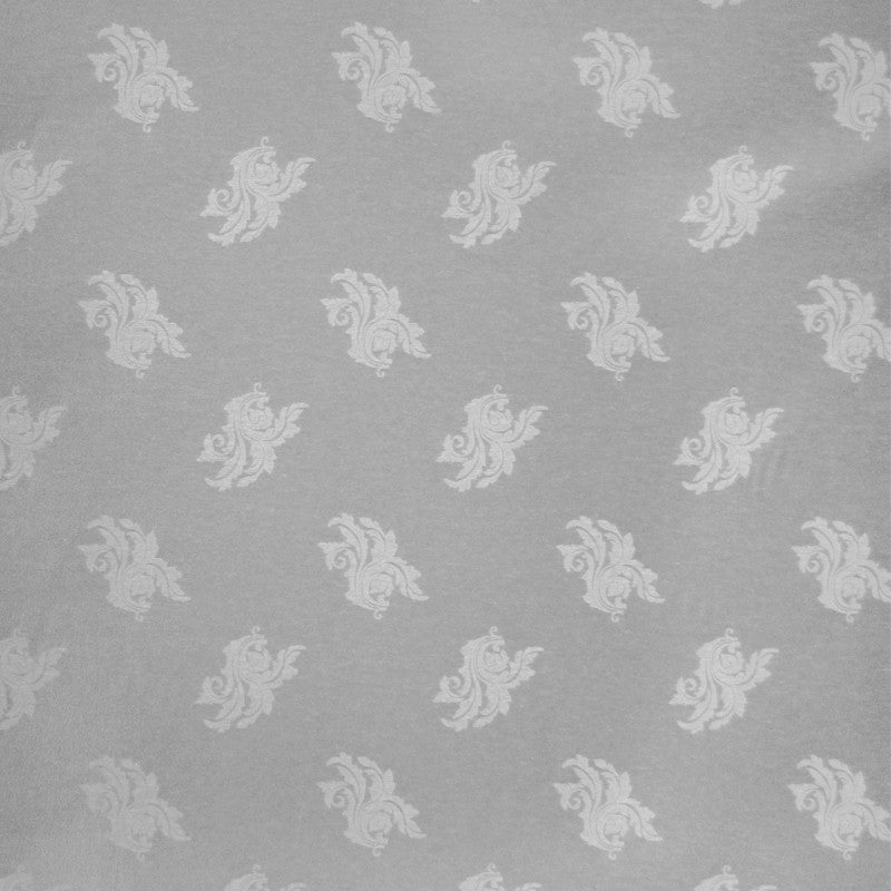Canvas Weihnachten Stoff Blätter Silber Hintergrund - Ribes y Casals