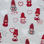 Canvas Stoff Weihnachten Puppen Rustic Hintergrund - Ribes y Casals