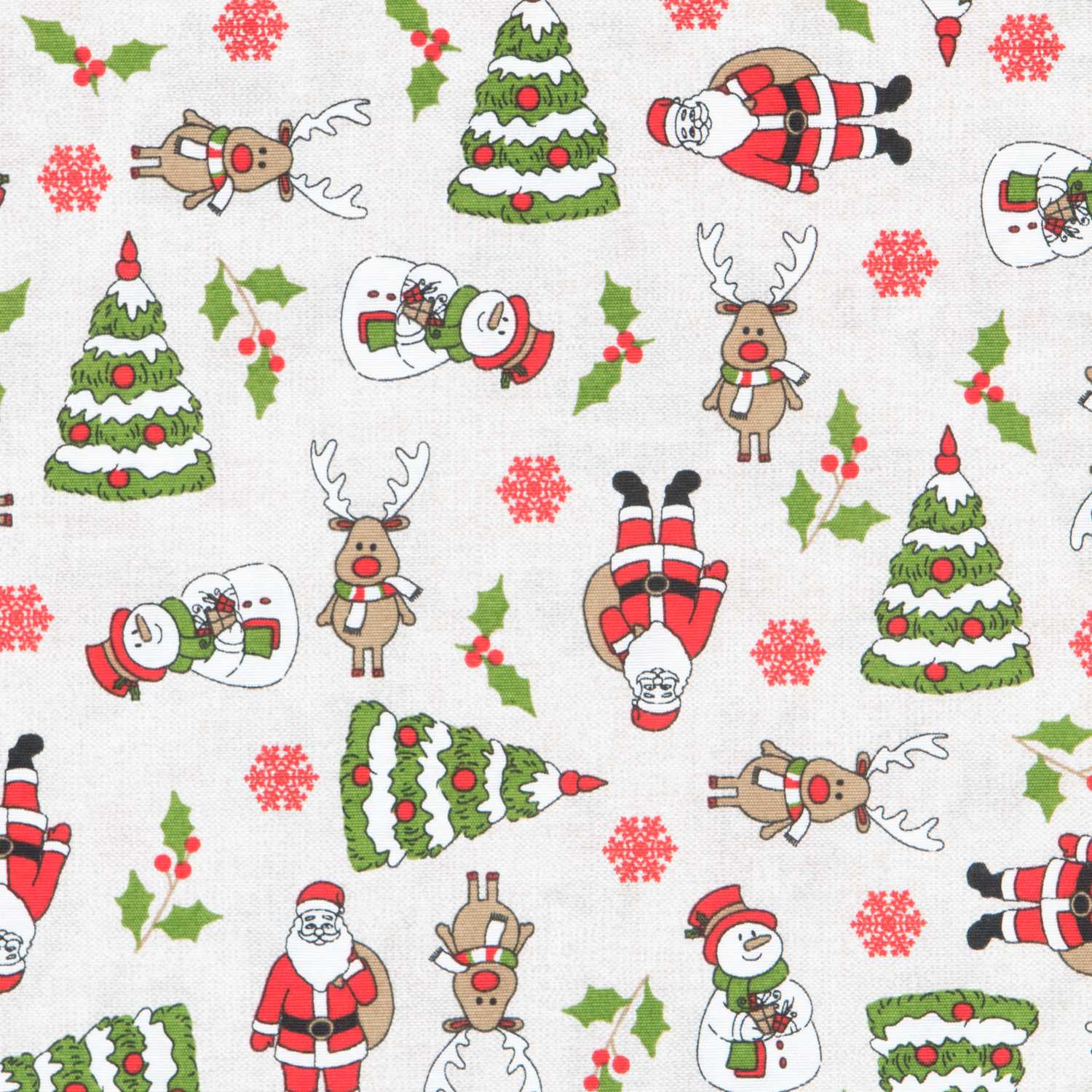 Canvas Weihnachtspuppe und Rentier-Stoff - Ribes y Casals