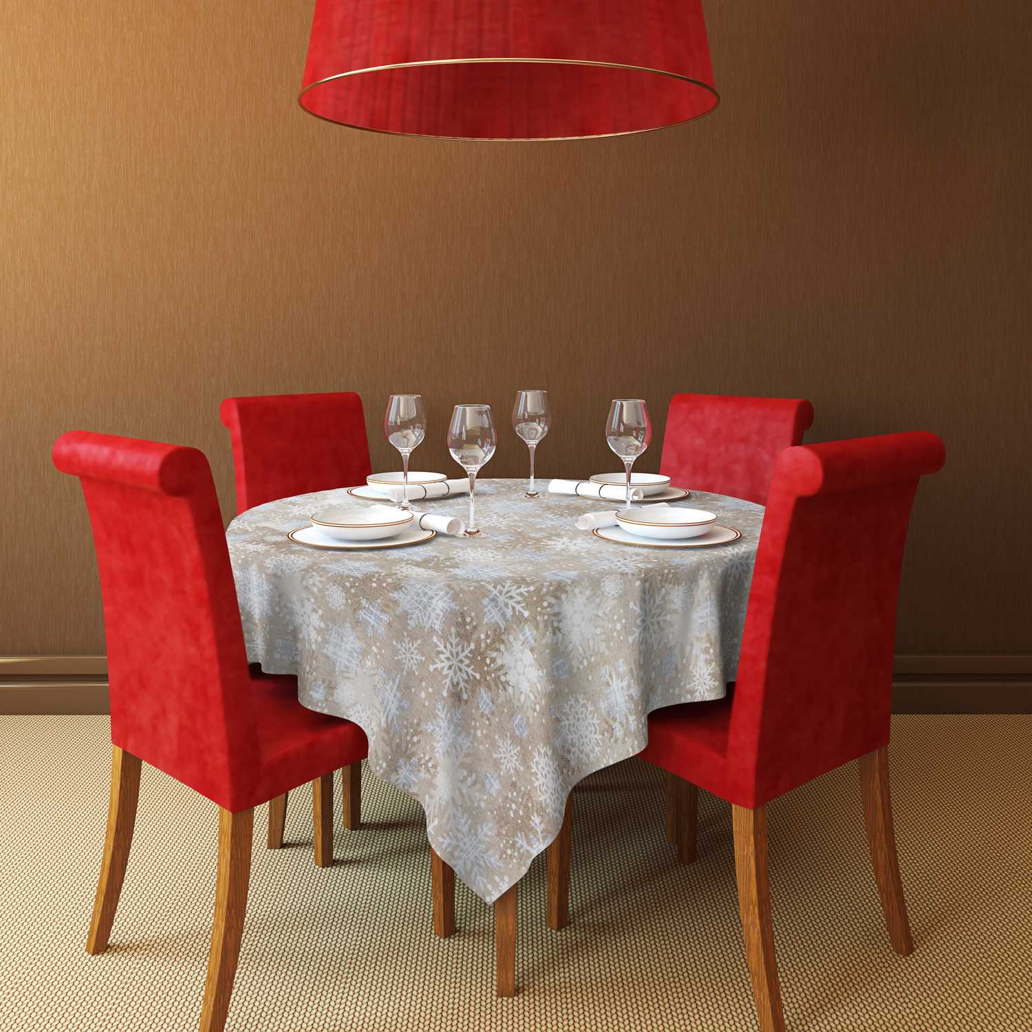 Canvas Weihnachtspuppe und Rentier-Stoff - Ribes y Casals