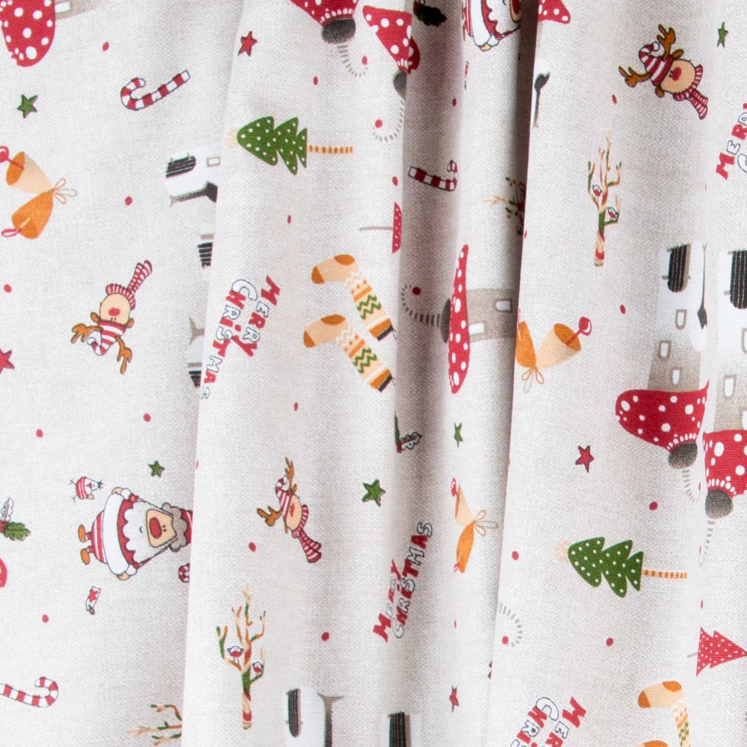 Canvas Weihnachtsstoff Pilze - Ribes y Casals