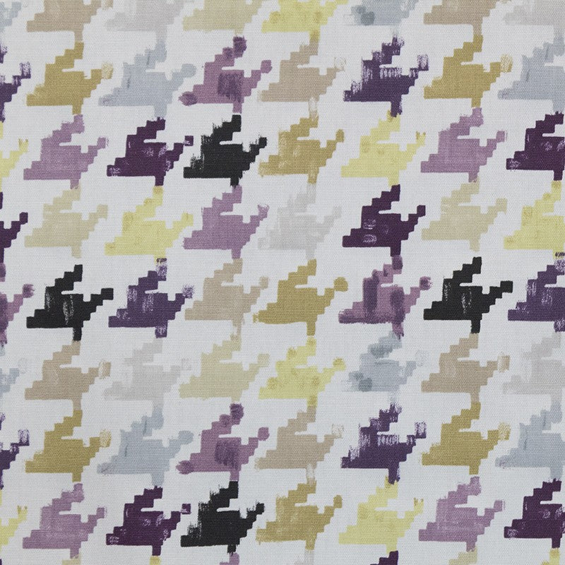 Loneta Panama Pixel Lila Canvas-Stoff - Ribes y Casals