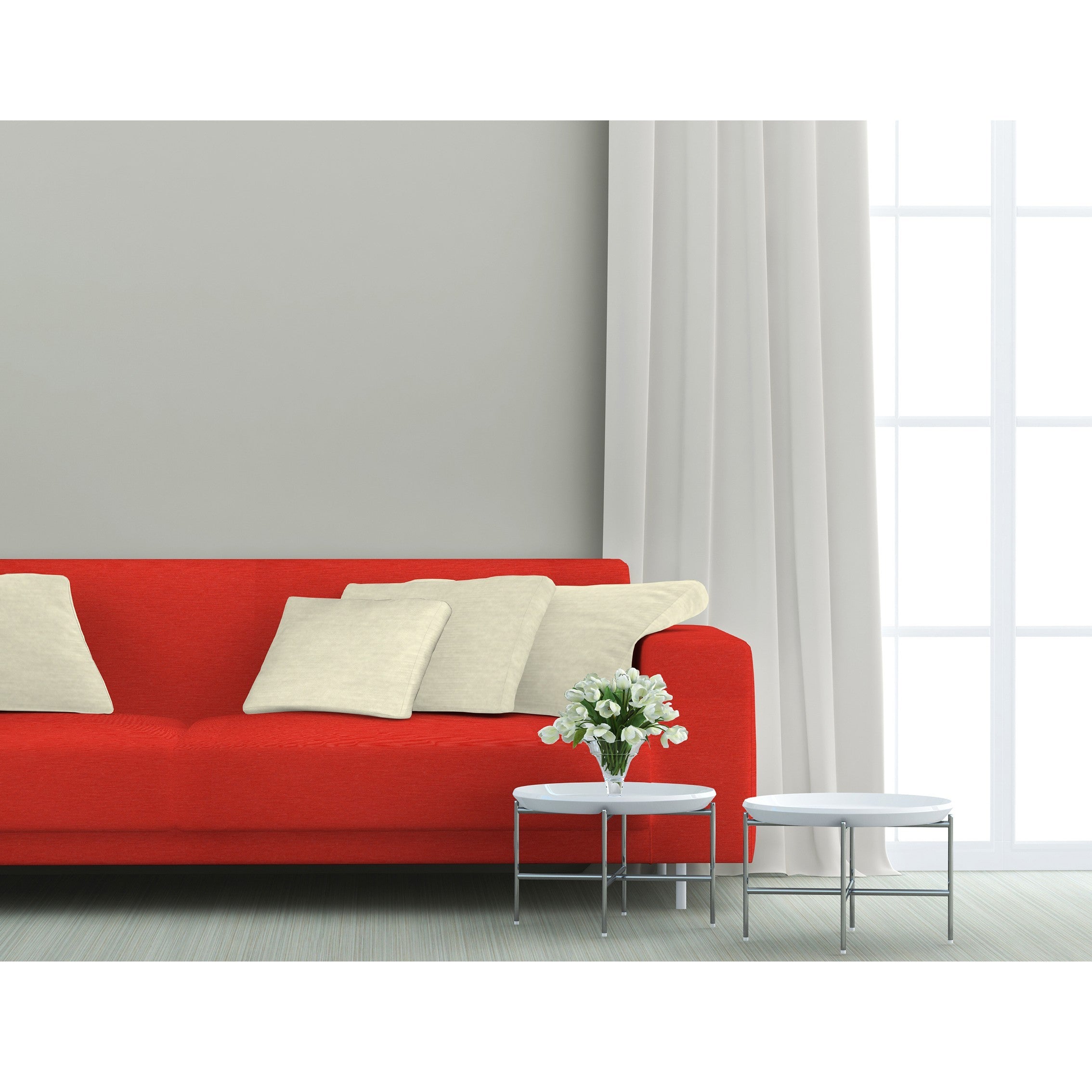 Roter Canvas-Stoff - Ribes y Casals