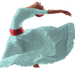 Wasser-Jacquard-Polka-Dots-Stoff - Ribes y Casals