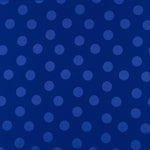 Blauer Jacquard-Stoff mit Polka Dots - Ribes y Casals