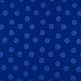 Blauer Jacquard-Stoff mit Polka Dots - Ribes y Casals