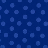 Blauer Jacquard-Stoff mit Polka Dots - Ribes y Casals