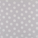 Grauer Polka Dots Jacquard-Stoff - Ribes y Casals