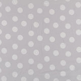 Grauer Polka Dots Jacquard-Stoff - Ribes y Casals