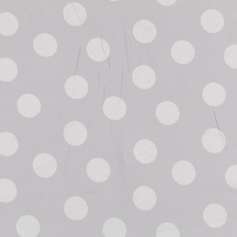 Grauer Polka Dots Jacquard-Stoff - Ribes y Casals