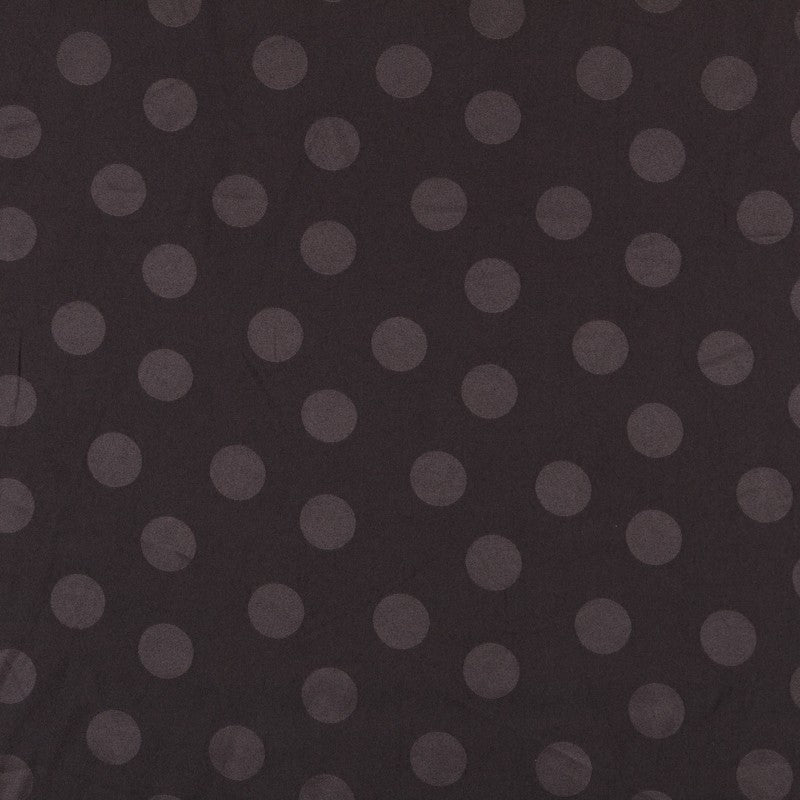 Polka Dots Jacquard-Stoff Schwarz - Ribes y Casals