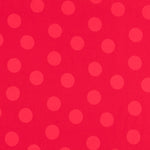 Roter Jacquard-Stoff mit Polka Dots - Ribes y Casals
