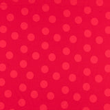 Roter Jacquard-Stoff mit Polka Dots - Ribes y Casals