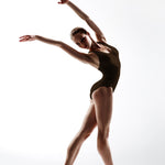 Brauner glänzender Lycra-Stoff - Ribes y Casals