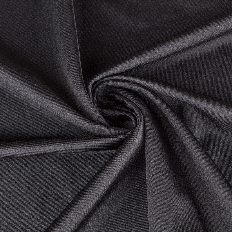 Reststück Lycra-Stoff, glänzend, schwarz – verschiedene Maße x Breite 150 cm - Ribes y Casals