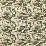 Militärischer bedruckter Lycra-Stoff Beige - Ribes y Casals