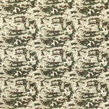 Militärischer bedruckter Lycra-Stoff Beige - Ribes y Casals