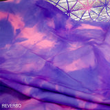 Fuchsia Lilac Hologramm Rhombus Lycra Hologramm Stoff - Ribes y Casals