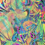 Holografisches Lycra Holografisches Gewebe Metallwellen Multicolour - Ribes y Casals