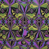 Psychedelisches Fuchsia Hologramm Lycra Hologrammstoff - Ribes y Casals