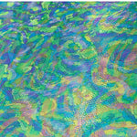 Blaues Reptil Hologramm Lycra Hologrammstoff - Ribes y Casals