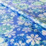 Holografie Vintage Blau Lycra Holografie-Stoff - Ribes y Casals