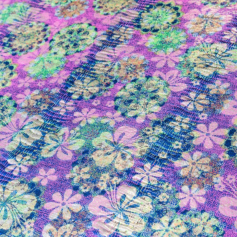 Holografie Vintage Rosa Lycra Holografie-Stoff - Ribes y Casals